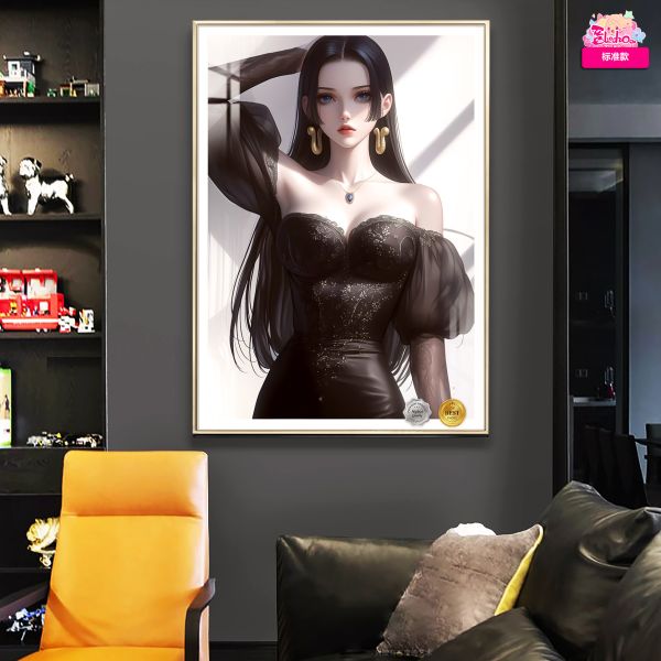 【海外代購】阿喵畫社 迎辰 墨紗韻 女帝 8k超大高清裝飾畫 