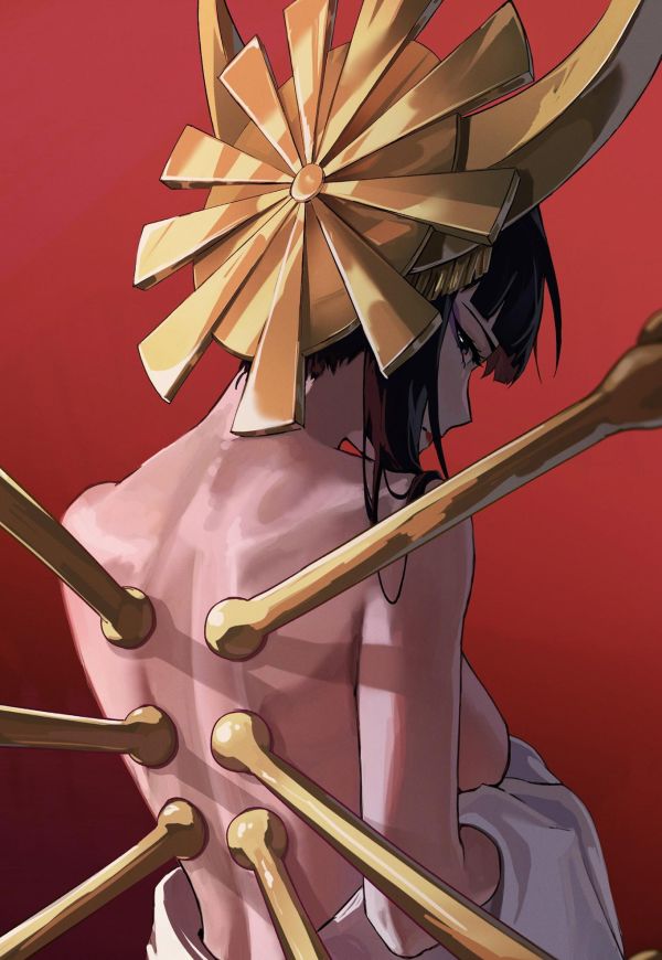 【海外代購】H2 《背影千手丸》死神BLEACH修多羅千手丸零番隊動漫裝飾畫 