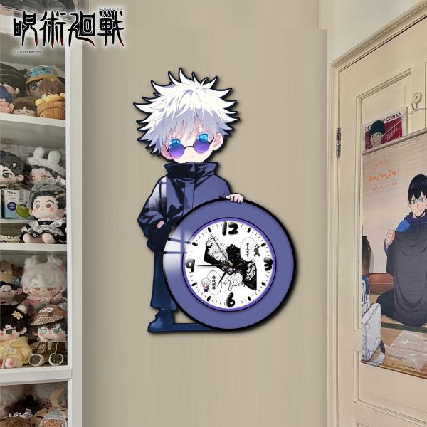 【海外代購】阿喵畫社 唯我獨尊 五條悟 新品發布咒術回戰鐘錶裝飾畫 