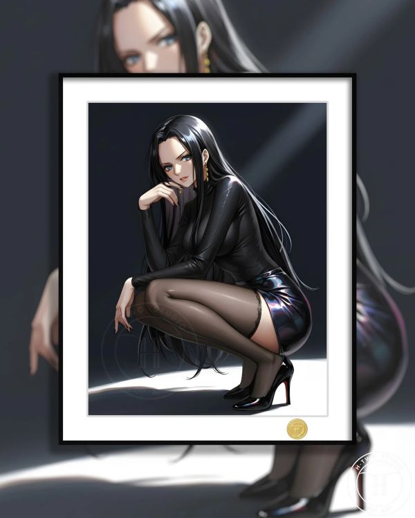 【海外代購】H2 《女帝》海賊王波雅漢庫克七武海四皇裝飾畫 