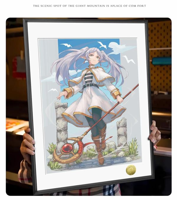 【海外代購】皇呱《精靈大魔法使》葬送的芙莉蓮裝飾畫 午睡毯 地毯 