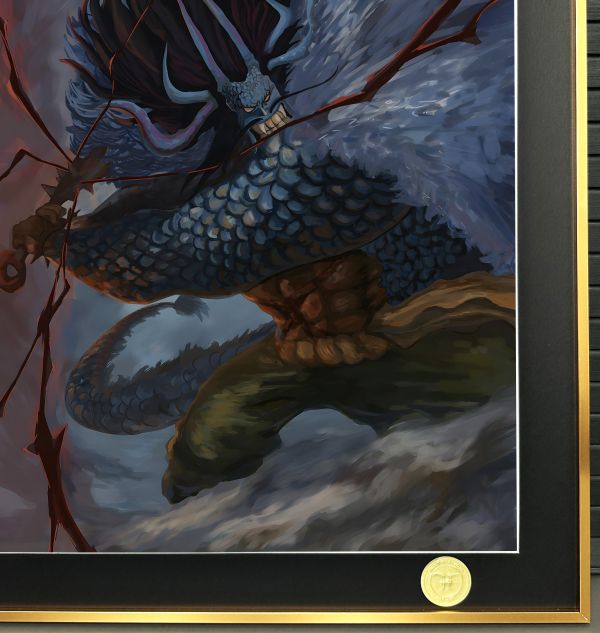 【海外代購】H2 《凱多》海賊王百獸海賊團四皇最強生物動漫二次元裝飾畫 