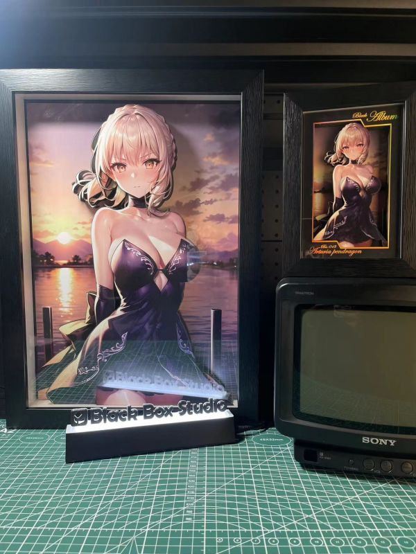 【海外代購】Black Box 黑盒子 桌面超迷你立體相框 BA-013 BBLG-006 阿爾托莉雅·潘德拉貢 