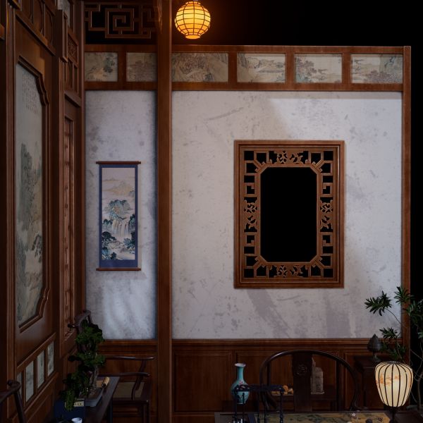 【預定】微觀臻慕 中式古風小景 知古小齋 