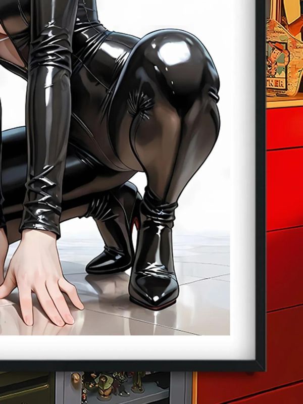 【海外代購】巴洛克 《皮衣18號》拉姿麗七龍珠人造人裝飾畫冰箱貼 