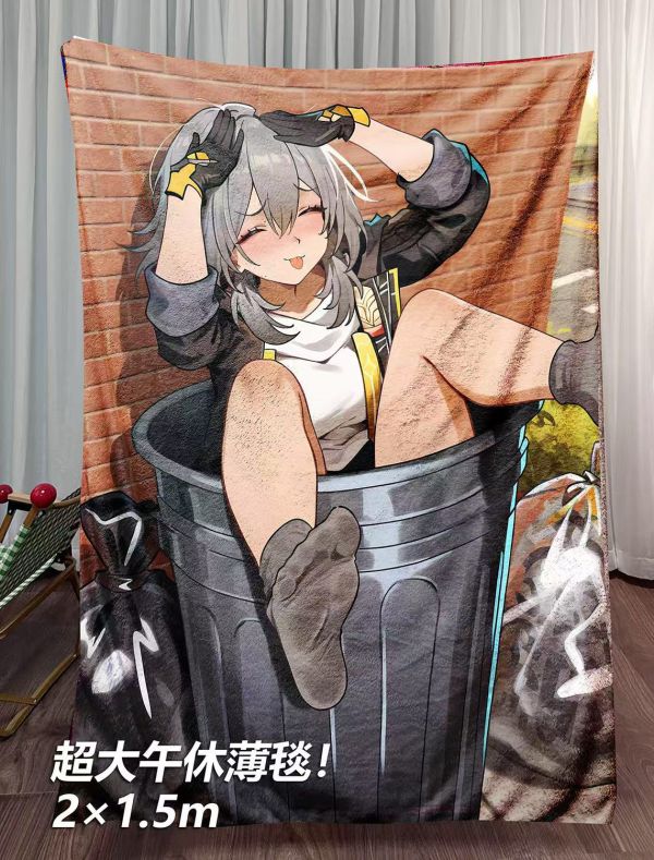 【海外代購】千鳥社《Stelle》 崩壞星穹鐵道 星 Stelle 垃圾桶之王 午睡毯 地毯 裝飾畫 