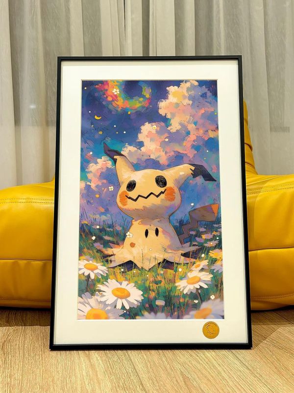 【海外代購】星空 《雛菊謎擬丘》寶可夢30週年裝飾畫 