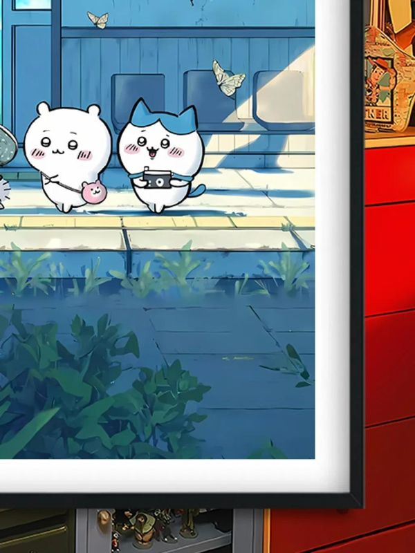 【海外代購】巴洛克 《出遊吉伊卡哇》Chiikawa裝飾畫冰箱貼 