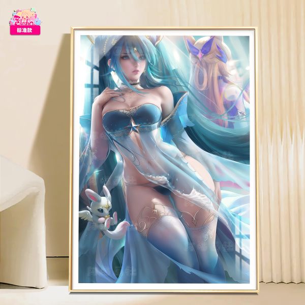 【海外代購】阿喵畫社 星守 琴女 新品8k主題超清裝飾畫 