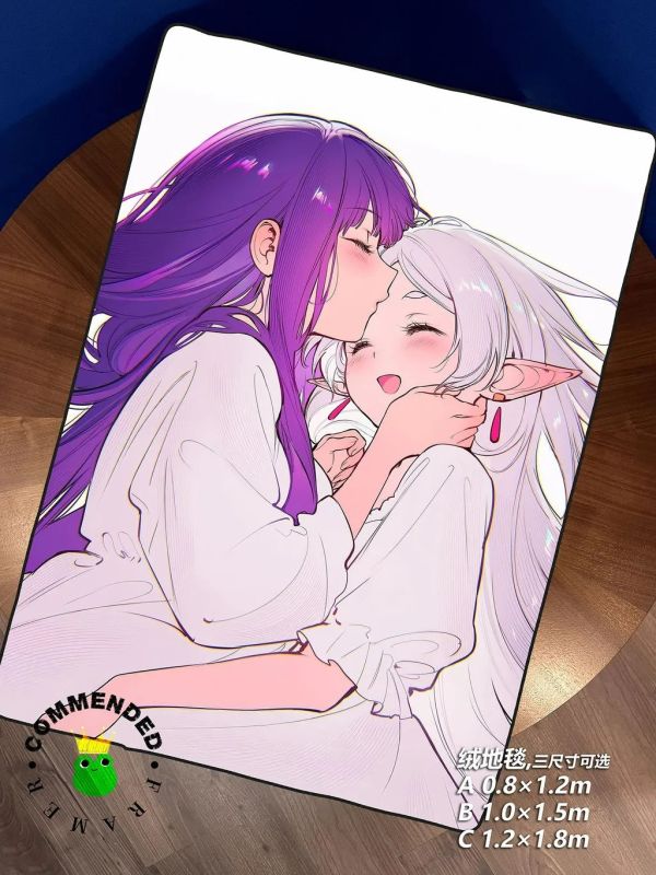 【海外代購】皇呱 《母女相擁》葬送的芙莉蓮菲倫芙莉蓮裝飾畫 午睡毯 地毯 
