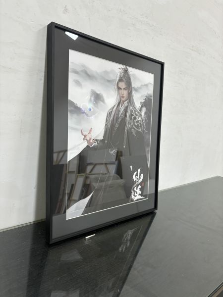【海外代購】阿喵畫社 仙逆 王林 王麻子 展館級《仙逆》8k超清精裱畫 