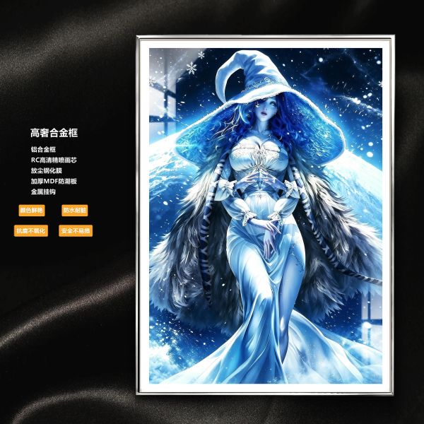 【海外代購】阿喵畫社 月之女王 菈妮-艾爾登法環 新品12K超清主題裝飾週邊 床頭地墊 
