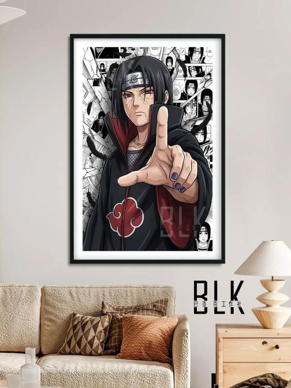 【海外代購】巴洛克 《漫格鼬》宇智波鼬Itachi火影忍者裝飾畫冰箱貼 