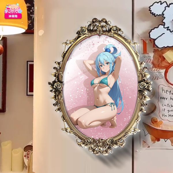 【海外代購】阿喵畫社 動畫冰箱貼第八十彈素晴魔鏡比基尼系列 高透亞克力磁吸冰箱貼 
