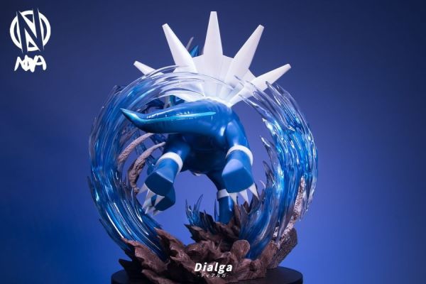 【預定】NOVA 寶可夢神獸輕雕像系列 帝牙盧卡&帕路奇亞 