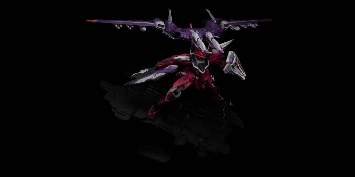 【預定】Evisuu ZGMF-X09A 狼神 搭配場景典藏小雕像 
