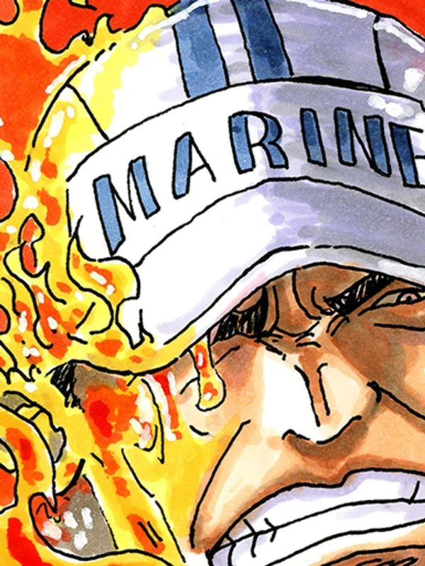 【海外代購】巴洛克 《海軍三大將》海賊王裝飾畫冰箱貼 