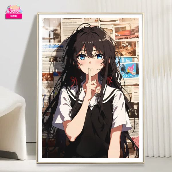 【海外代購】阿喵畫社 雪之下雪乃 8k超清裝飾畫 