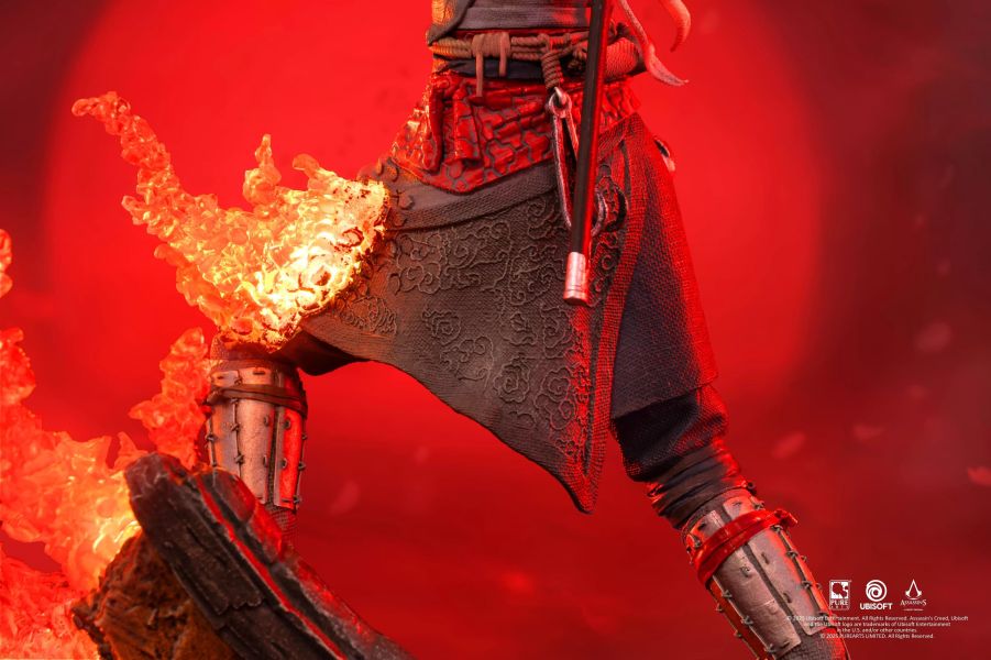 【海外代購】PureArts ASSASSIN'S CREED SHADOWS ANIMUS YASUKE 1/8 SCALE STATUE《刺客教條：影》彌助&奈緒江 1/8 PVC發光 