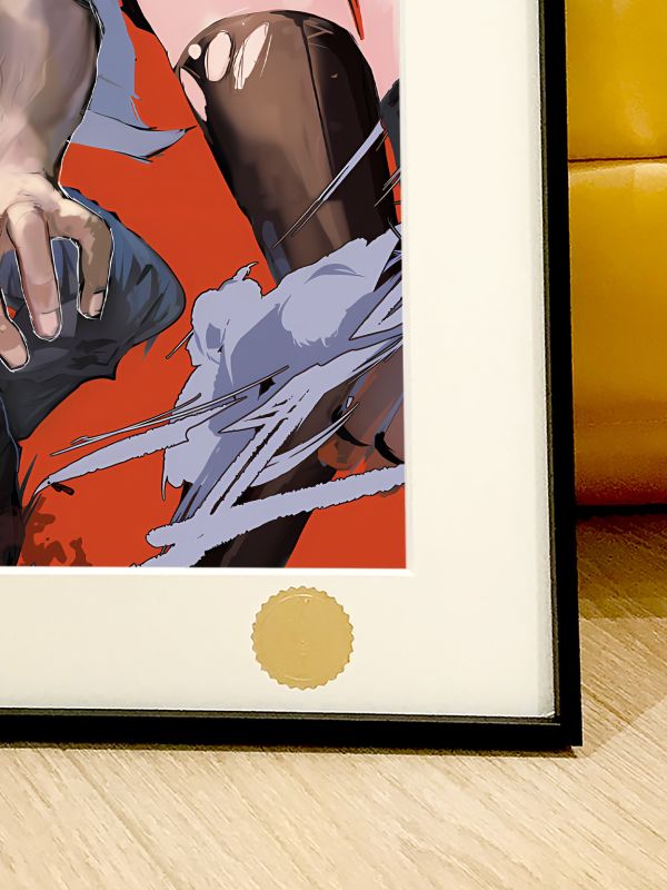 【海外代購】星空 《電次蕾塞》reze電鋸人鏈鋸人蕾塞篇Chainsaw Man電次瑪奇瑪帕瓦動畫裝飾畫 