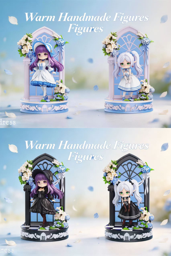 【預定】啟晨 Q版黑白蘿莉芙莉蓮與菲倫 