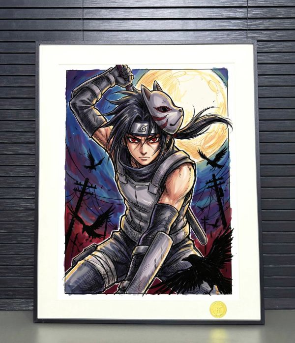 【海外代購】H2 《暗部鼬》火影忍者宇智波鼬曉組織裝飾畫 