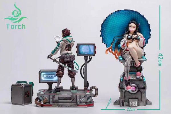 【海外代購】【42CM】Torch Studio 鬼滅之刃賽博計劃--第二彈灶門禰豆子 雙比例 