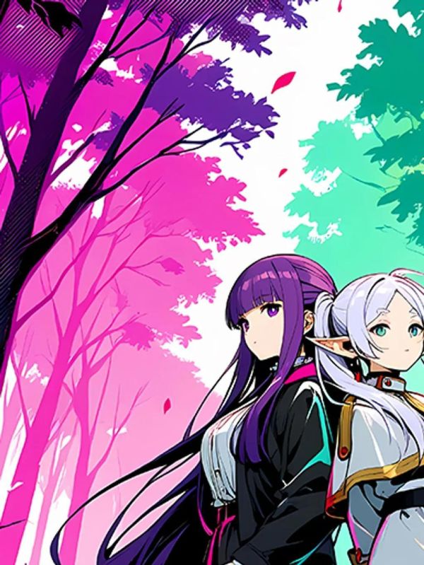 【海外代購】巴洛克 《森林魔法師》葬送的芙莉蓮裝飾畫冰箱貼 