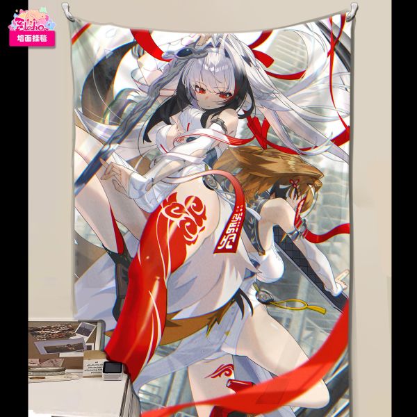 【海外代購】阿喵畫社 葉瞬光 戰鬥姿態 展館級8k超清精裱畫 午睡毛毯 牆面掛毯 床頭地墊 冰箱貼 