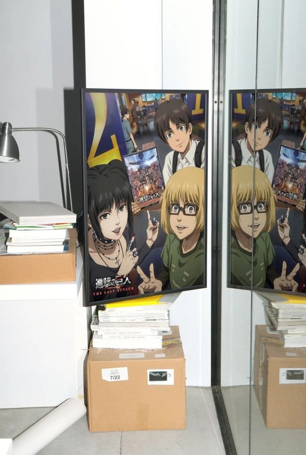 【海外代購】千鳥社《美高三人組》進擊的巨人完結美高番外午睡毯地毯裝飾畫 