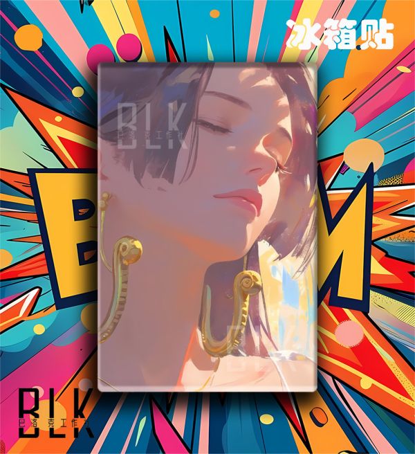 【海外代購】巴洛克  《陽光女帝》海賊王onepiece波雅漢庫克七武海動漫二次元裝飾畫冰箱貼 