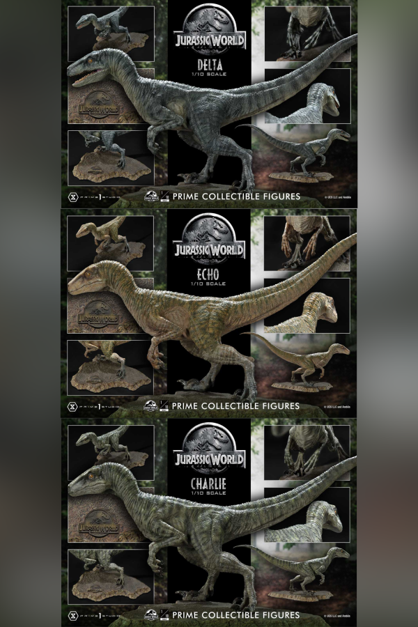 【預定】Prime 1 P1S 侏羅紀世界 迅猛龍 PCFJW-04 Delta & PCFJW-05 Echo &PCFJW-06 Charlie 