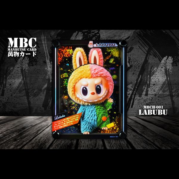【海外代購】黑白畫映 B&W MBC Manbutsu Card 1st 拉布布 萬物卡 第一彈 拉布布​​ 桌面立體裝飾卡磚 