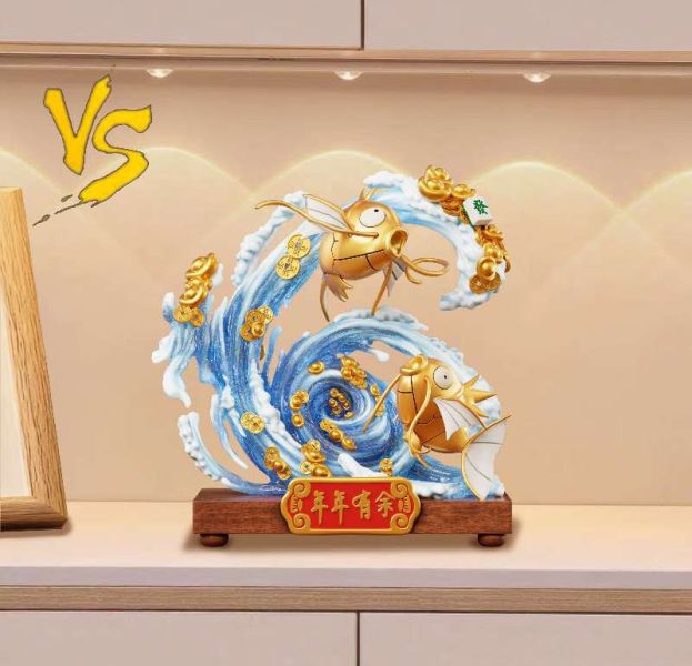 【預定】VS模玩 家居系列17 招財雙魚戲水 