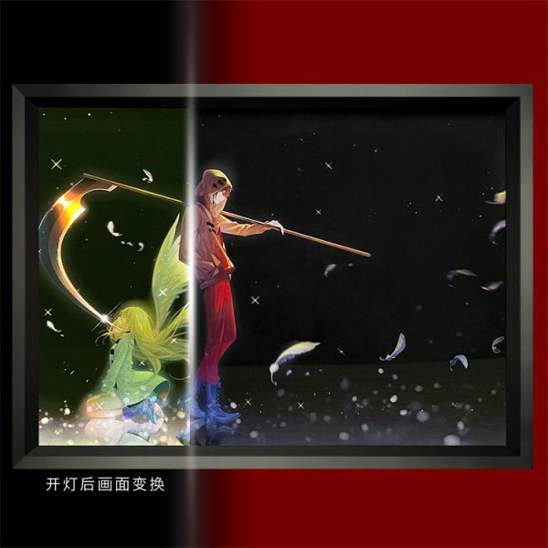 【海外代購】萌萌匠 殺戮天使 藍牙音箱導光畫扎克瑞吉兒擺台 