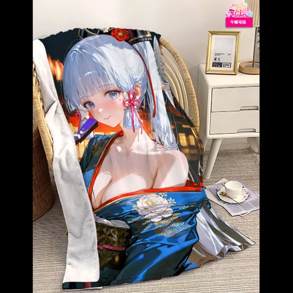 【海外代購】阿喵畫社 賀新年 神裡綾華 8k超大高清裝飾畫 午睡毛毯 