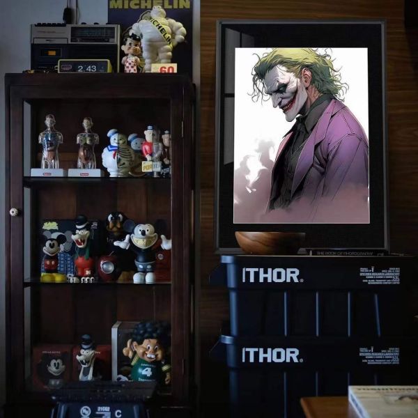 【海外代購】千鳥社 小丑單人照 Joker蝙蝠俠哥譚裝飾畫 