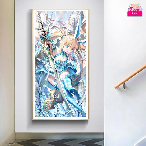 【海外代購】阿喵畫社 阿爾托莉雅大豎款 8k大豎氛圍高清裝飾畫 