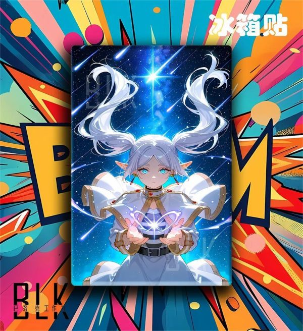 【海外代購】巴洛克 《流星芙莉蓮》葬送的芙莉蓮裝飾畫冰箱貼 