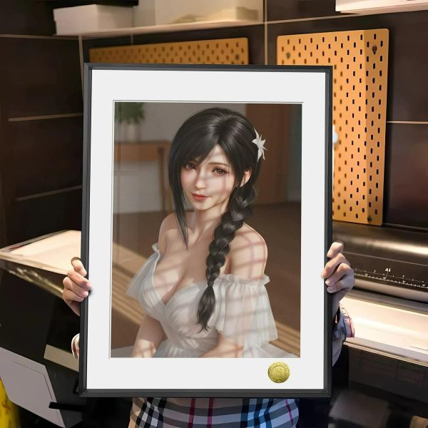 【海外代購】皇呱《甜美女友蒂法》最終幻想VII裝飾畫 午睡毯  地毯 