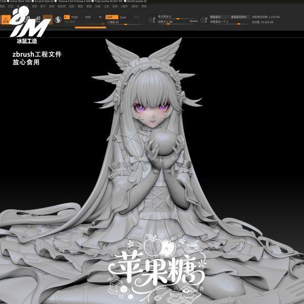 【預定】冰鼠工造 蘋果糖少女＆柑橘黑巧木偶 原神 