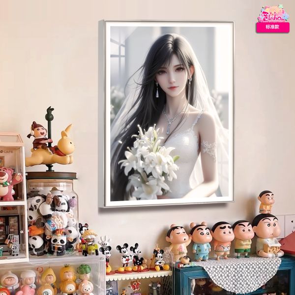 【海外代購】阿喵畫社 婚紗 禮服蒂法 8k超大超清裝飾畫 