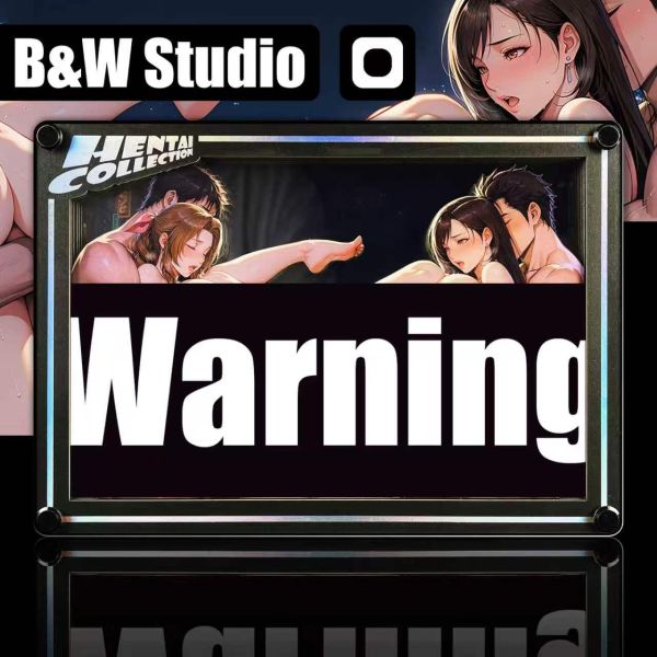 【海外代購】黑白畫映 B&W Ben's Delusion Ben的妄想世界系列桌面裝飾卡磚 第五十一彈 Tifa&Aerith 蒂法&愛麗絲 HCCBC-051 