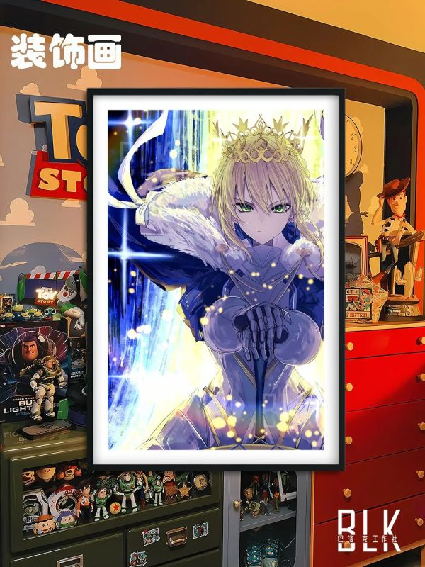 【海外代購】巴洛克 《王冠saber》Fate/stay night阿爾託莉雅裝飾畫 