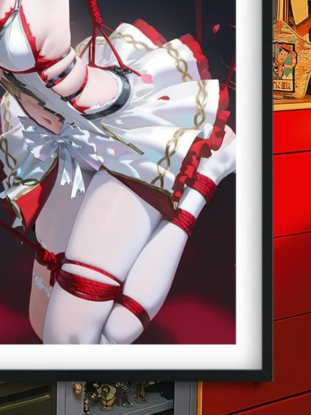 【海外代購】巴洛克 《椿》鳴潮Camellya花女秧秧白芷裝飾畫冰箱貼 