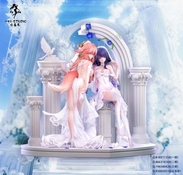 【預定】哈基米 ハキミ 雷軍神子 婚紗衣裝 