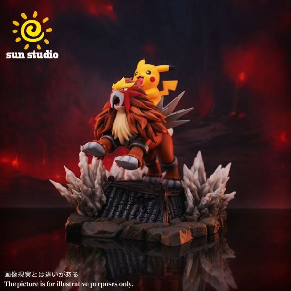 【預定】SUN 搖搖馬系列 炎帝皮卡丘搖搖馬 