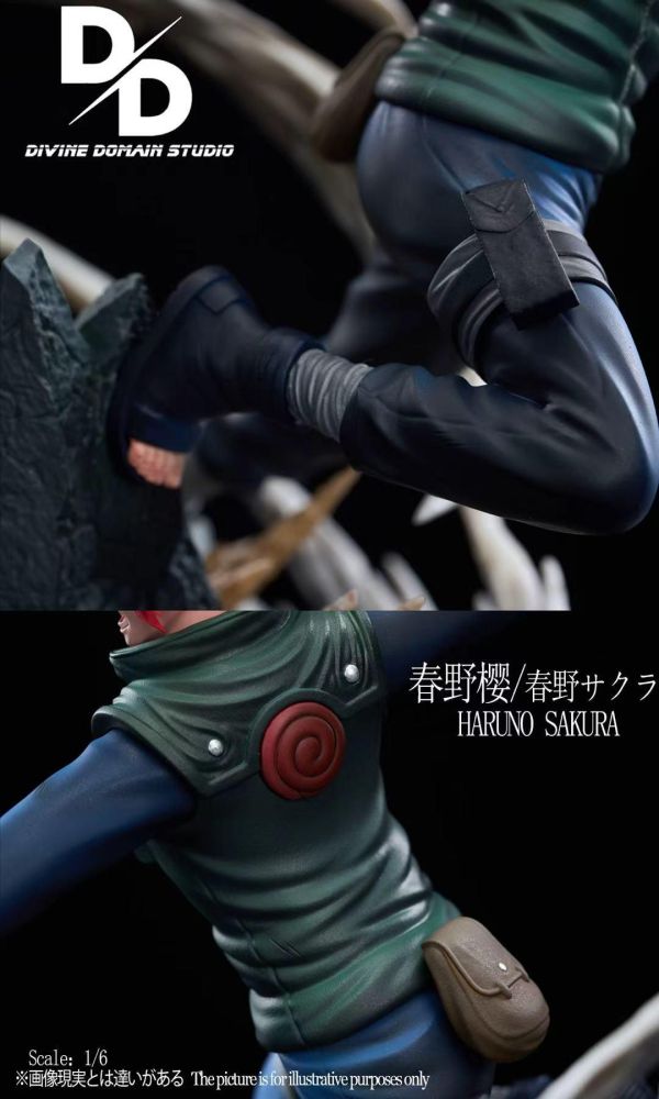 【預定】DIVINE DOMAIN 《第七班，集結！ ！ 》新三忍對決十尾分裂 R系列第一彈：春野櫻【忍界大戰】 