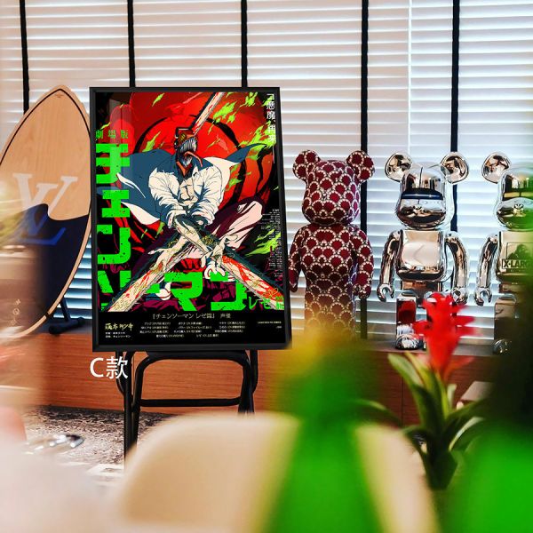 【海外代購】千鳥社 《鏈鋸人 蕾塞篇》鏈鋸人蕾塞篇電次波奇塔帕瓦瑪奇瑪早川秋簽名裝飾畫 