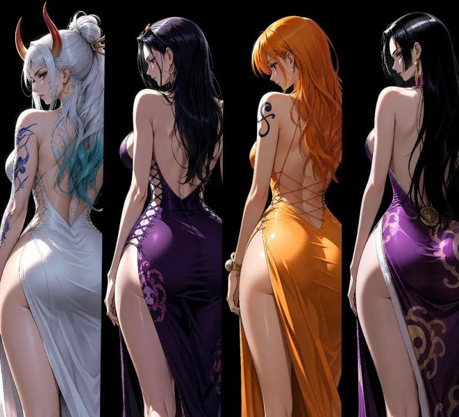 【海外代購】H2工作室 《背影女團》海賊王裝飾畫 